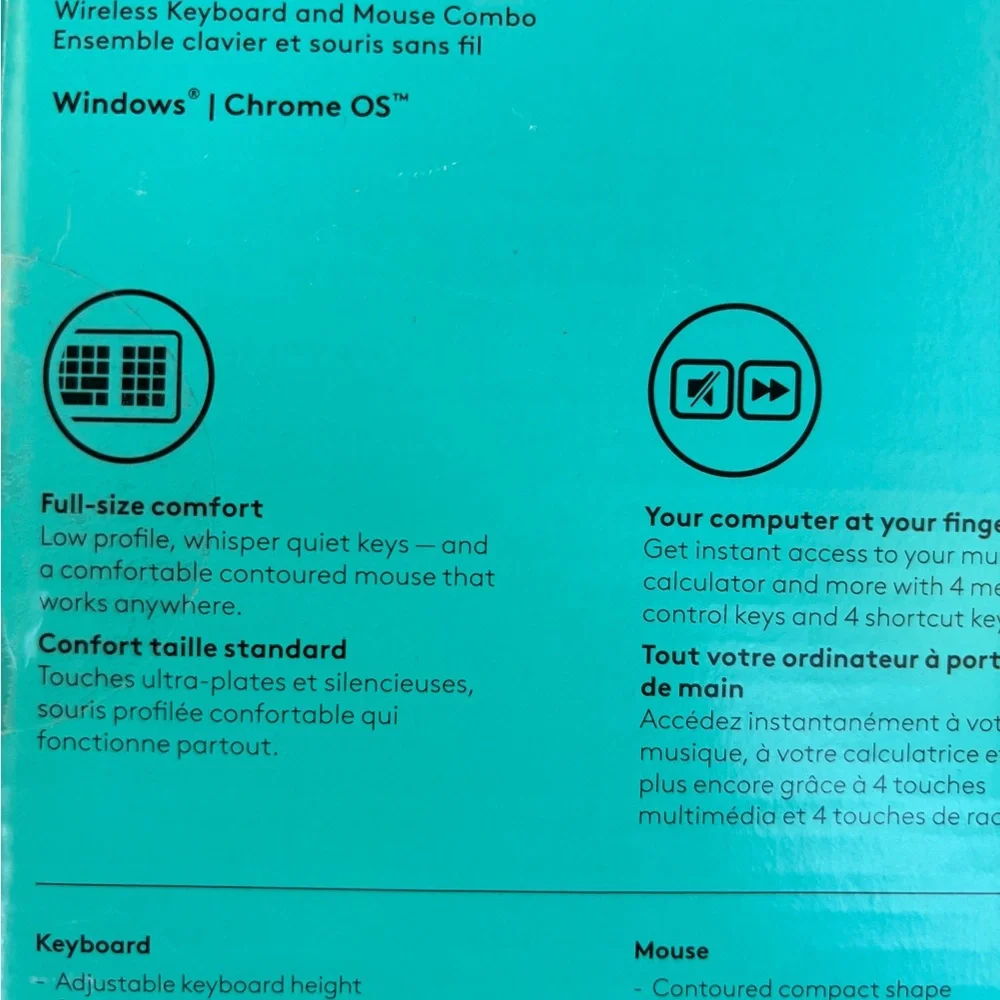 2 X Logitech MK270 Wireless Keyboard and Mouse Combo - 920-008813